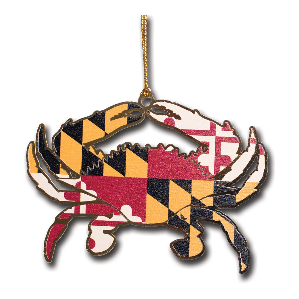 Maryland Crab Brass Ornament Maryland My Maryland
